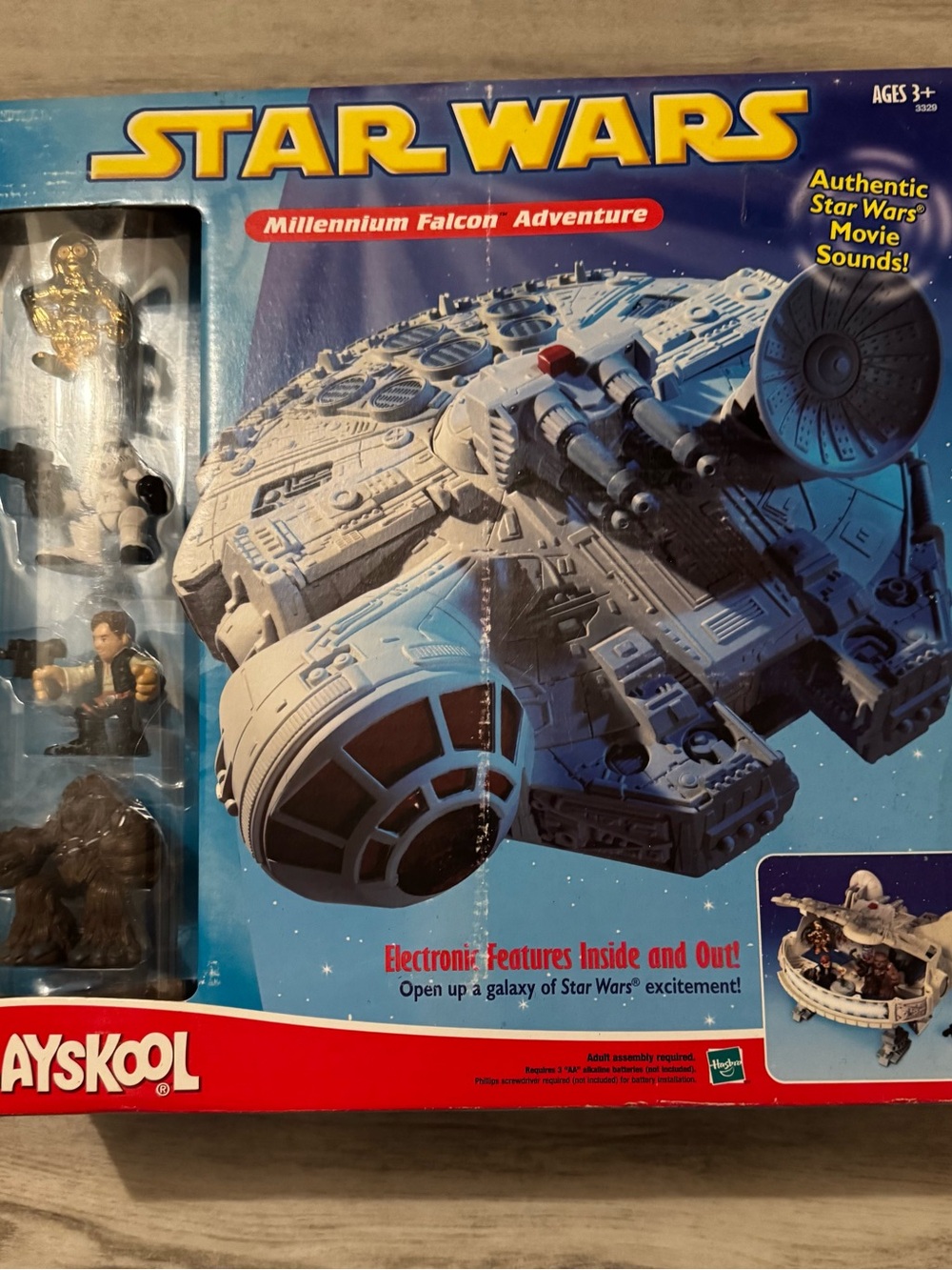 NWT Star Wars x Playskool | Galactic Heroes | Millenium Falcon Adventure Set